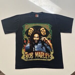 Vintage Hot Ice Bob Marley Rasta Reggae T Shirt Size Medium